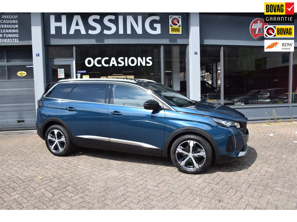 Peugeot 5008 1.2 PureTech GT-Line , Led ,Pano dak, Lederen sp. stoelen, Adaptive cruise contr., Afn. trekhaak , face lift model 55031500-0.jpg | Autobedrijf Hassing