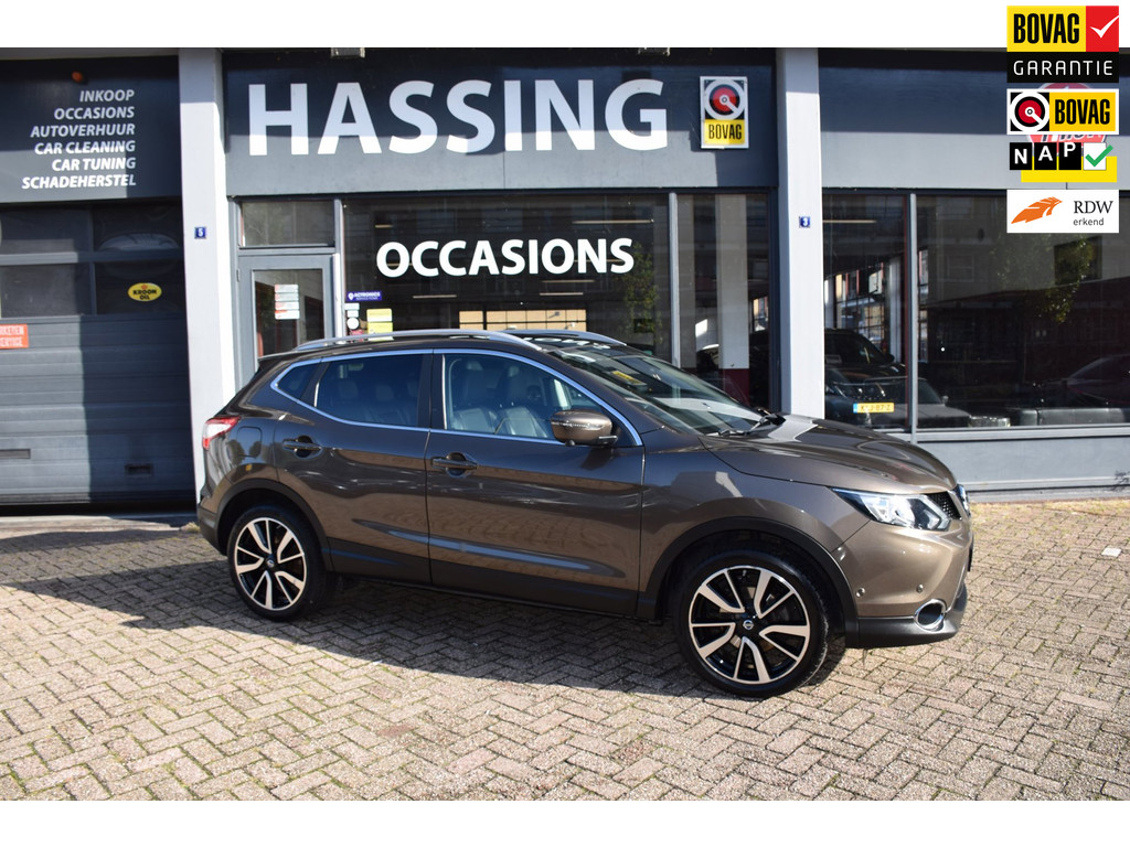 Nissan QASHQAI 1.2 Tekna , Pano dak, Led , PDC, Electrische ramen , Lederen stoelen,, Afneembare trekhaak, Keyless go , Stoelverw. 56783064-0.jpg | Autobedrijf Hassing